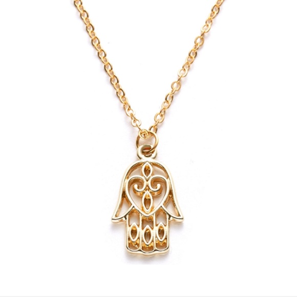 All Is Well Boho Gold Layering Charm Necklace - Picture 5 of 8